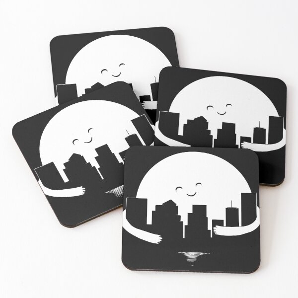 Item preview, Moon Hugging City At Night designed and sold by Libaz.