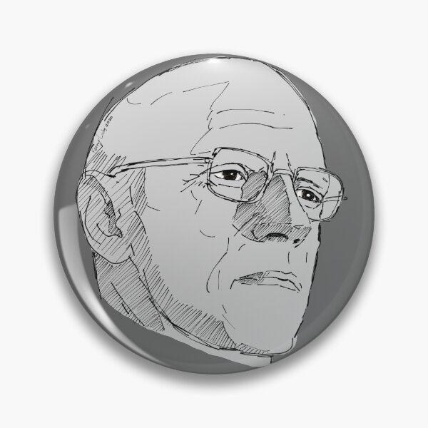 Item preview, Michel Foucault sketch designed and sold by KennyLucky.