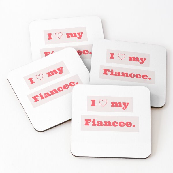 Item preview, I ♡ my Fiancee, simple design. designed and sold by Andrew Hopgood.