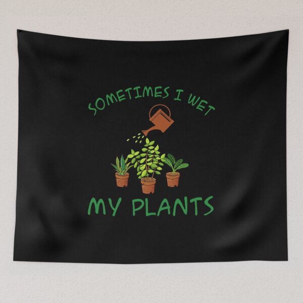 Item preview, Sometimes I Wet My Plants Shirt Funny Gardening designed and sold by owenz119.