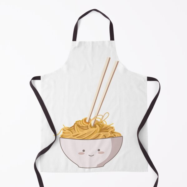 Item preview, Cute kawaii noodle bowl with chopsticks designed and sold by Piosenka Art.