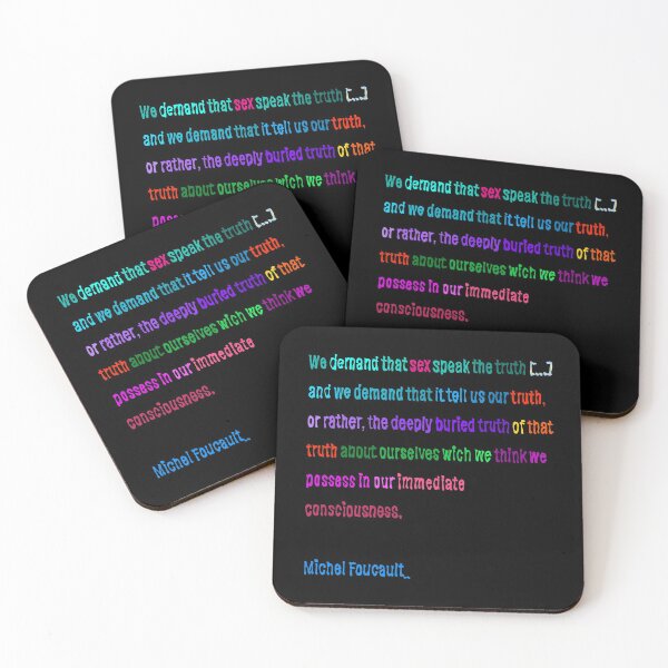 Item preview, Michel Foucault quotes designed and sold by KennyLucky.