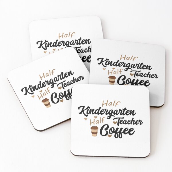 Item preview, Half Kindergarten Teacher half Coffee designed and sold by LA diseños.
