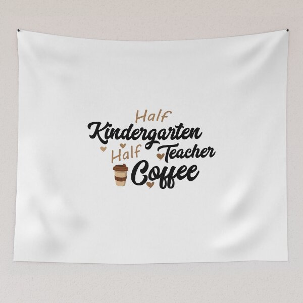 Item preview, Half Kindergarten Teacher half Coffee designed and sold by LA diseños.