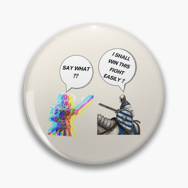 Item preview, Meme about Age of Empires 2 --Pikeman vs a Knight-- designed and sold by TheShahinDesign.