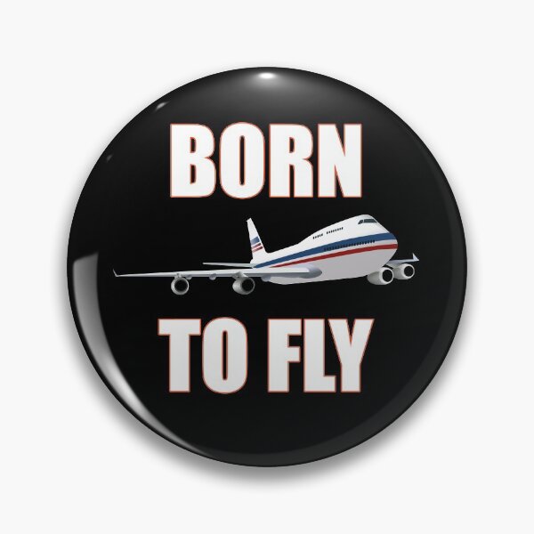 Item preview, Funny Airplane Pilot, Born to Fly Design designed and sold by CDSDesign.