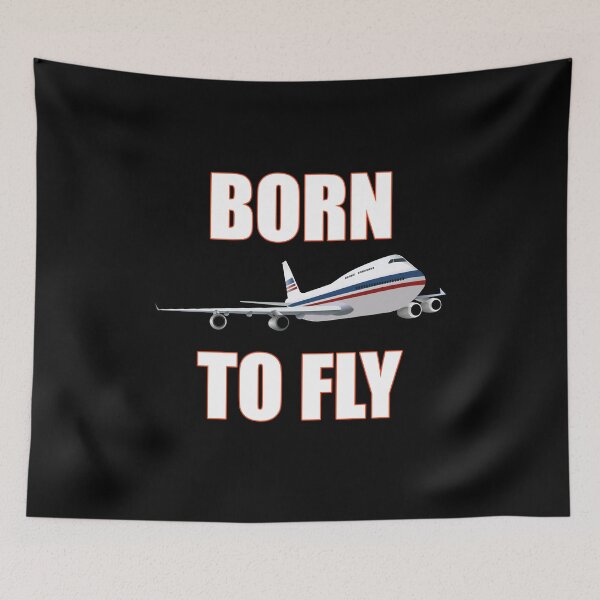 Item preview, Funny Airplane Pilot, Born to Fly Design designed and sold by CDSDesign.