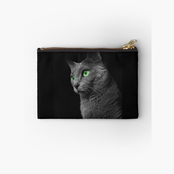 Item preview, Miss Green Eye. The beautiful Russian Blue. designed and sold by FlyingTreg.