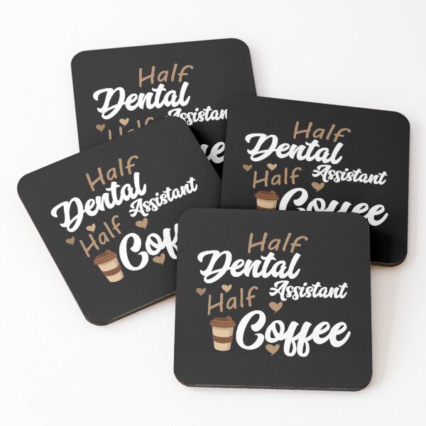 Item preview, Half Dental Assistant Half Coffee designed and sold by LA diseños.