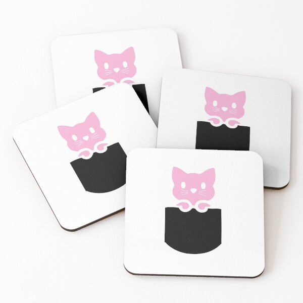 Item preview, Sweet happy cub kittens pocket design designed and sold by kanugi.