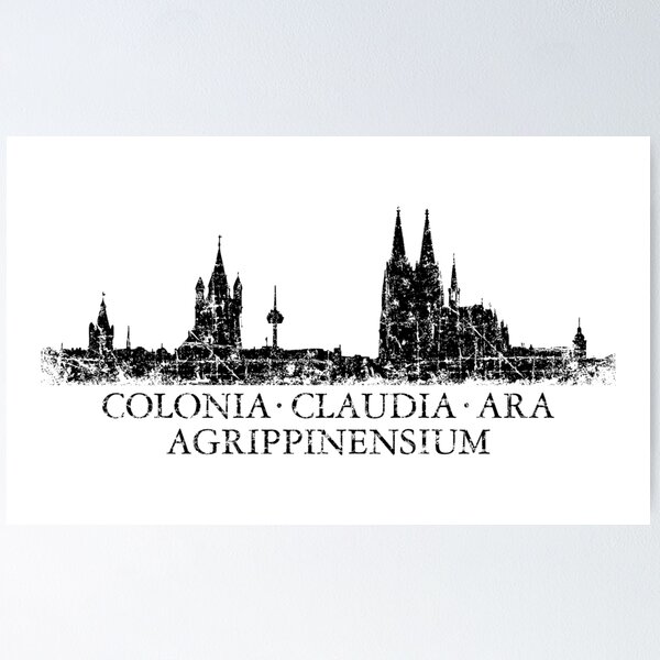 Item preview, Colonia Claudia Ara Agrippinensium Cologne Skyline Vintage designed and sold by theshirtshops.