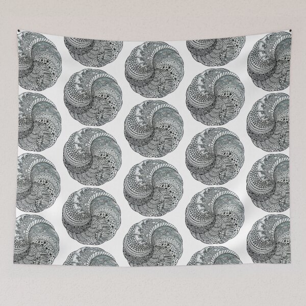 Item preview, Mandala tangle designed and sold by Nive-Arte.