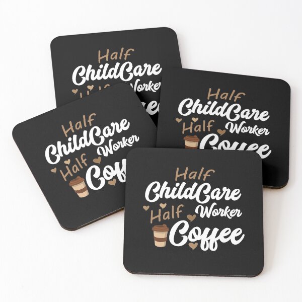 Item preview, Half Childcare Worker Half Coffee designed and sold by LA diseños.