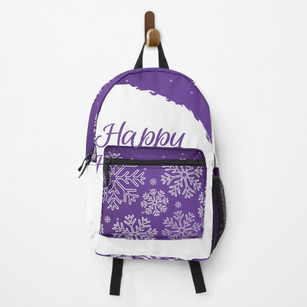 Item preview, Abstract Winter Holiday - Purple & White designed and sold by serenaking.