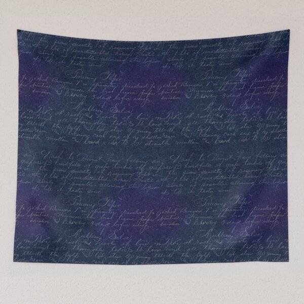 Item preview, Handwriting on a blue background designed and sold by AnnieHochmann.