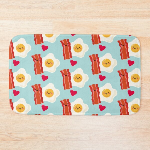 Item preview, PERFECT MATCH, EGGS AND BACON, BREAKFASTS, KAWAII EGGS, VALENTINES, LOVE designed and sold by Terevela.