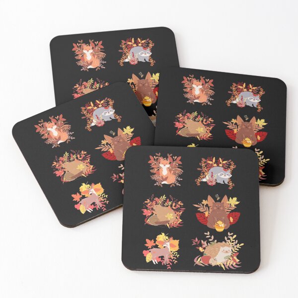 Item preview, Lovely autumn animals designed and sold by avocadissimo.