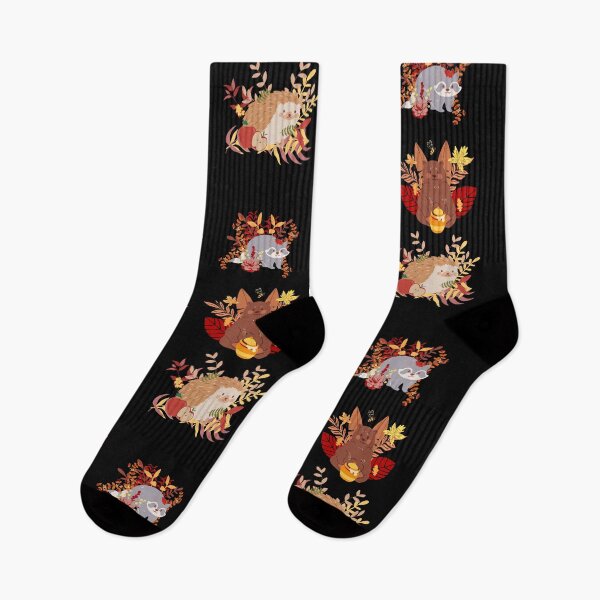 Item preview, Lovely autumn animals designed and sold by avocadissimo.