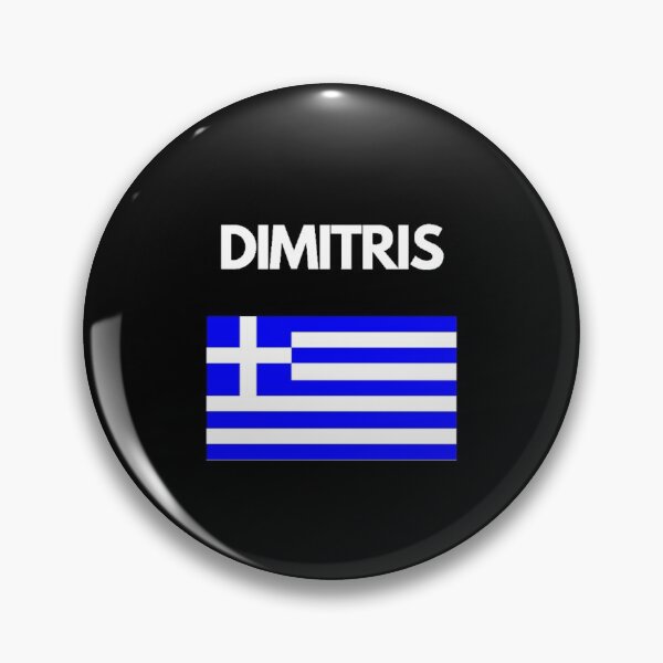 Item preview, Dimitris Greek Name with Greek Flag Design designed and sold by TheGreekGuy.