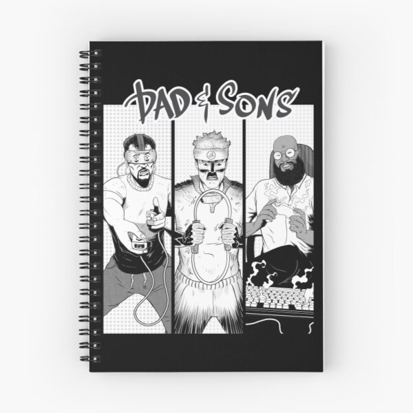 Item preview, Dad Sons, Dad Select! - Black & White Version designed and sold by BateanHturard.