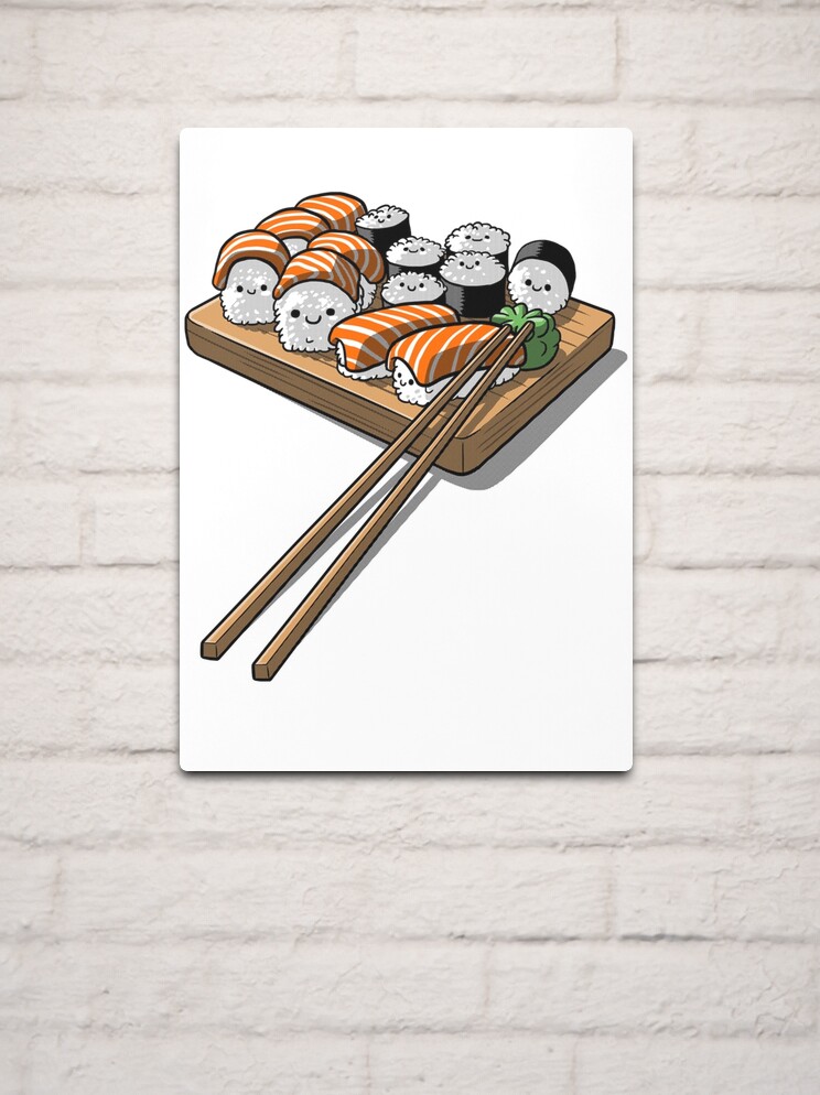 Awesome Sushi Lover Gifts' Poster, picture, metal print, paint by