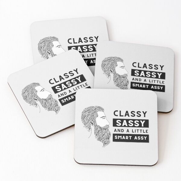 Item preview, Classy Sassy And A Little Smart Assy Hipster Without Glasses designed and sold by Levet.