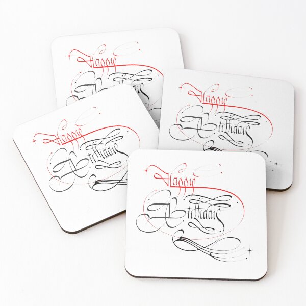 Item preview, Happy Birthday - Calligraphy designed and sold by AhMath.