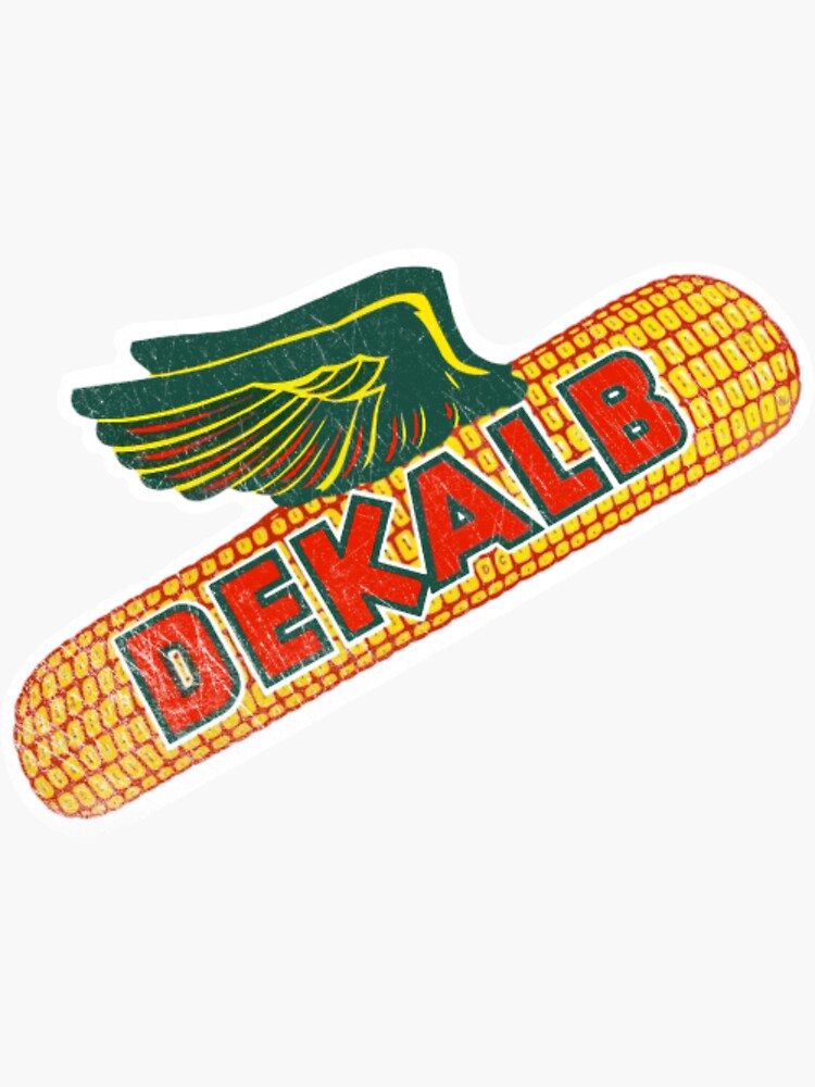 Pegatina «Dekalb Hybrids, Dekalb Corn Seed USA,» de BateanHturard ...