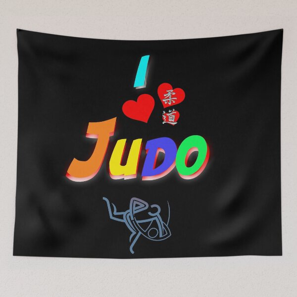 Item preview, I Love Judo - Martial Arts Design designed and sold by Zanshin-Art.
