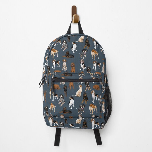 Item preview, Coonhounds on Navy designed and sold by ArtofACoonhound.