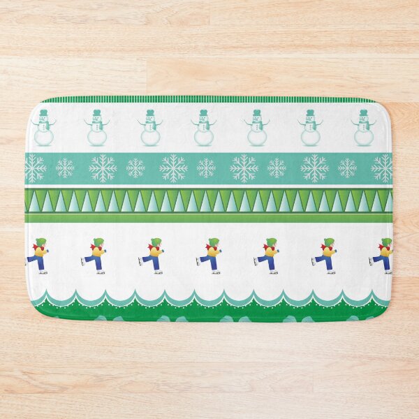 Item preview, Christmas Pattern Background - Green & Teal designed and sold by serenaking.