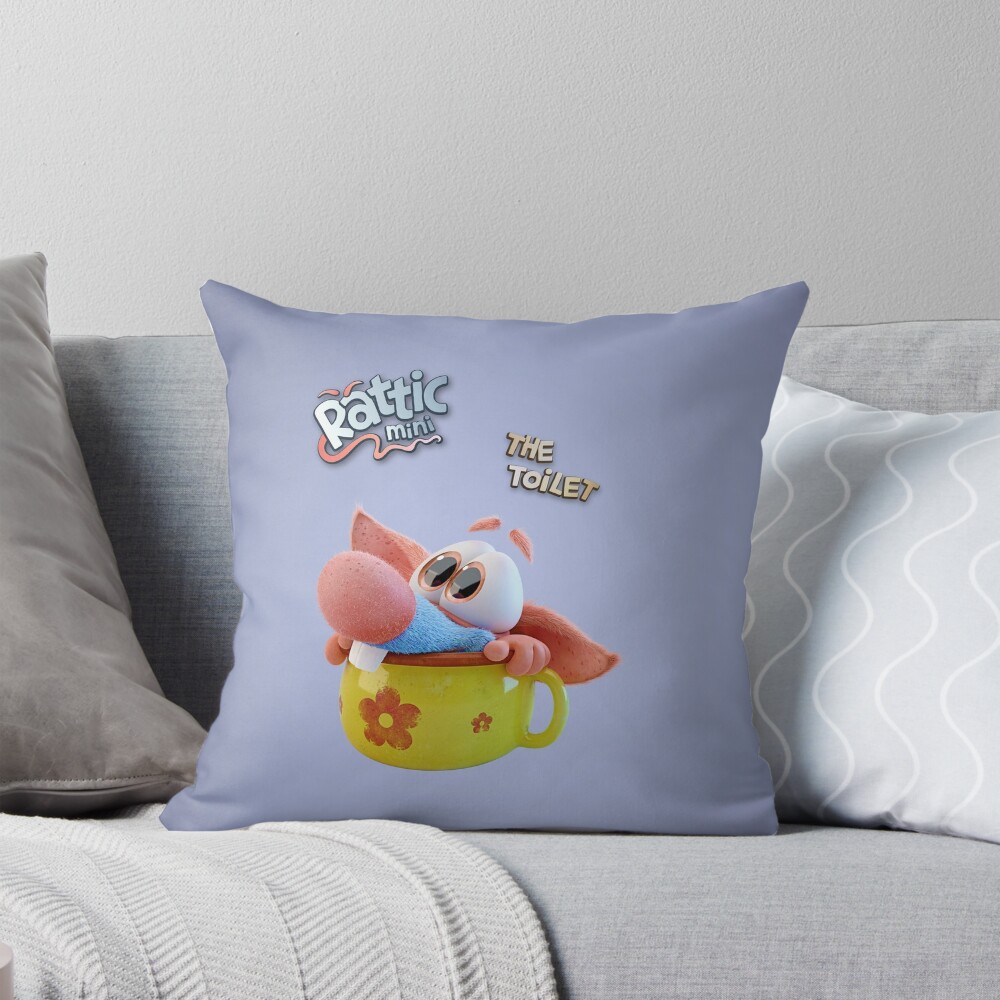 Item preview, Throw Pillow designed and sold by Rattic.
