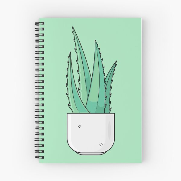 Item preview, aloevera plant flat design designed and sold by griconut.