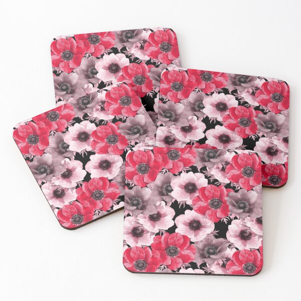 Item preview, red anemone pattern designed and sold by virilamissa.