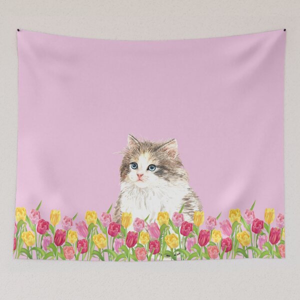 Item preview, Tulip cat designed and sold by urban-color.