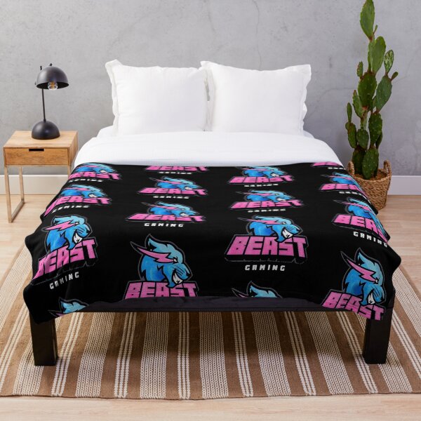Mrbeast gaming Throw Blanket