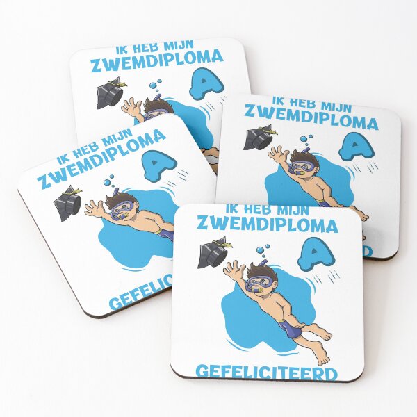 Item preview, Boy is getting here swimming certificate A. Congratulations with your swimming. Ik heb mijn zwemdiploma gehaald tijdens het afzwemmen. Gefeliciteerd! designed and sold by Zwembad Vergelijker.
