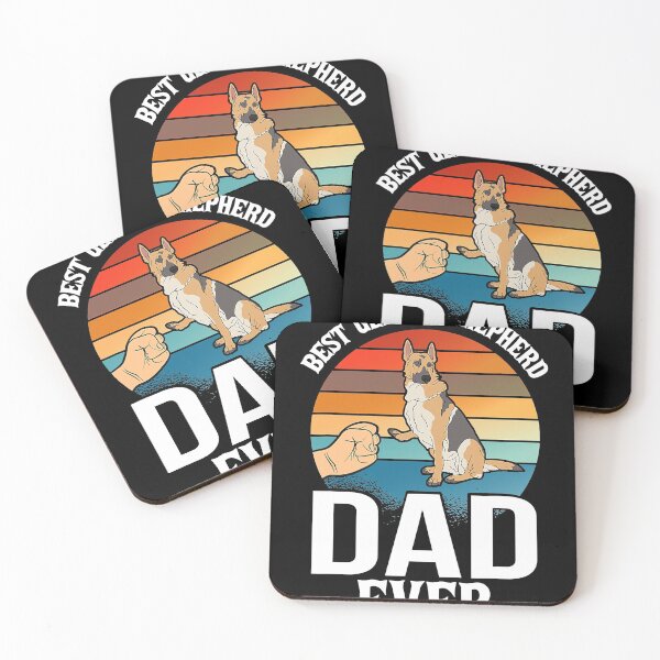 Item preview, Best Dog Dad Ever German Shepherd Retro Vintage Copy designed and sold by EmilyPippin.