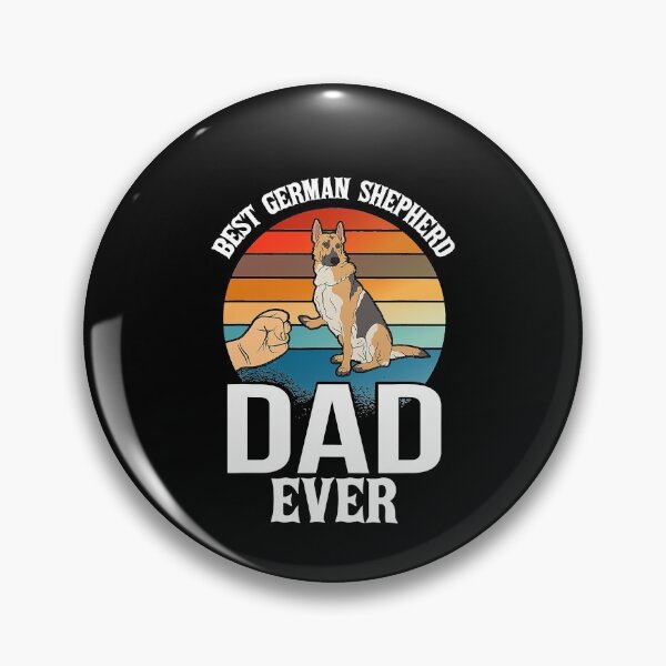 Item preview, Best Dog Dad Ever German Shepherd Retro Vintage Copy designed and sold by EmilyPippin.