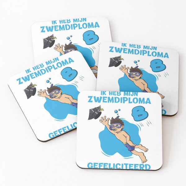 Item preview, Boy is getting here swimming certificate B. Congratulations with your swimming. Ik heb mijn zwemdiploma gehaald tijdens het afzwemmen. Gefeliciteerd! designed and sold by Zwembad Vergelijker.