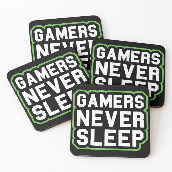 Item preview, gamers never sleep best gamers birthday gift designed and sold by ShoppyYourThing.