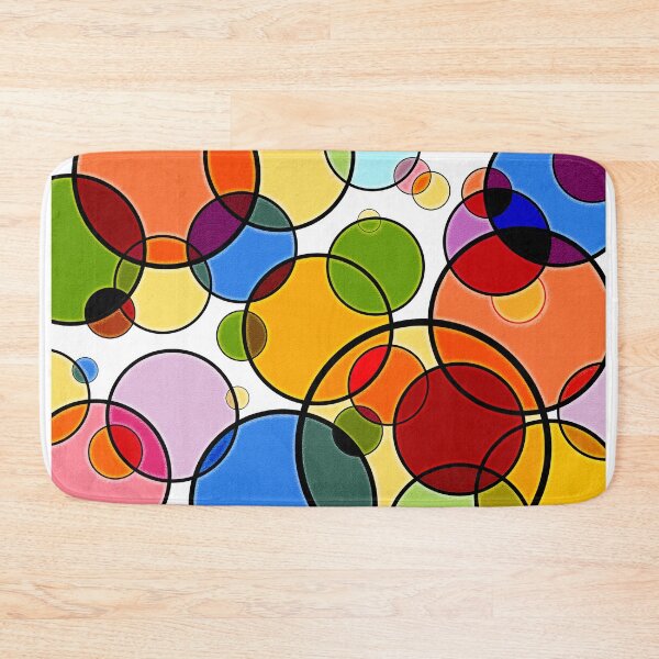 Item preview, Geometry Texture Circles Multi-color designed and sold by Home-of-art.