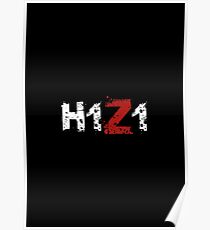 H1Z1: Title - White Ink Poster