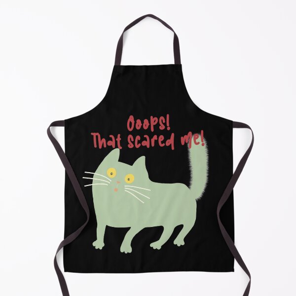 Item preview, Ooops! That scared me! Scared green cat. designed and sold by marina63.
