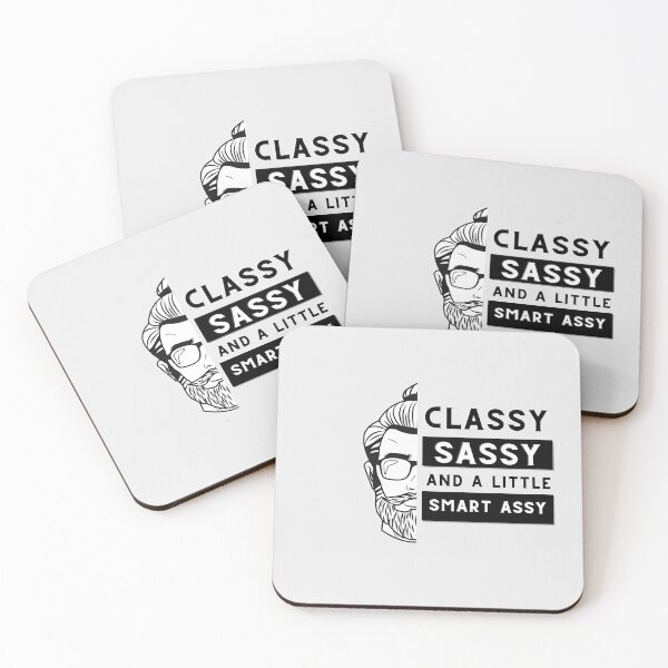 Item preview, Classy Sassy And A Little Smart Assy Hipster With A Bun designed and sold by Levet.