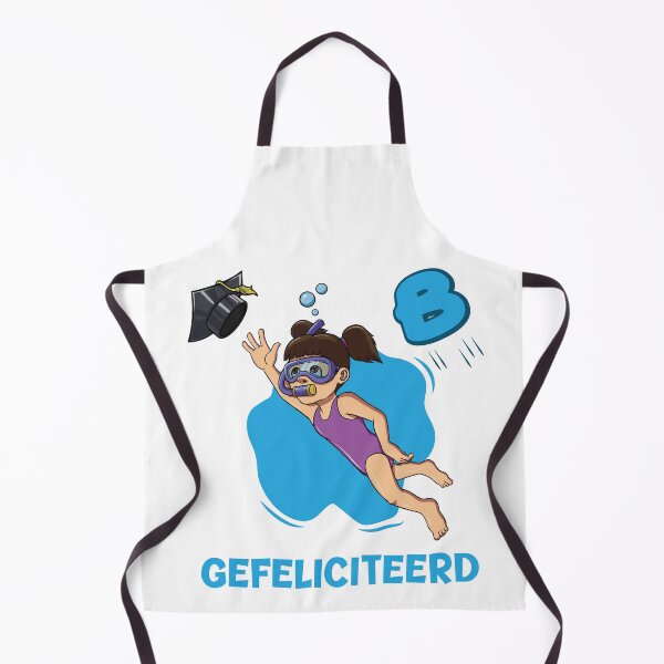 Item preview, Girl is getting here swimming certificate B. Gefeliciteerd met het behalen van je zwemdiploma. Een hele prestatie! designed and sold by Zwembad Vergelijker.