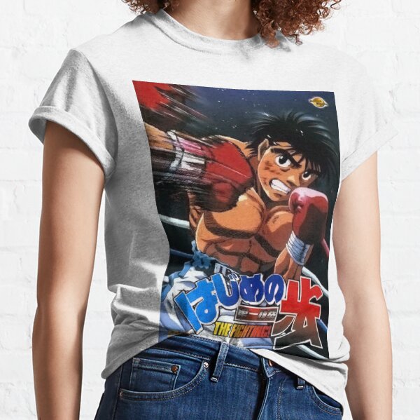 Camiseta Branca Anime Hajime no Ippo Ippo Makunouchi