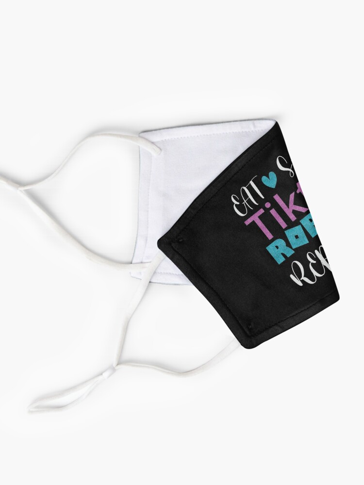 Eat Sleep Tik Tok Roblox Mask By Ubantee Redbubble - eat sleep tiktok roblox repeat