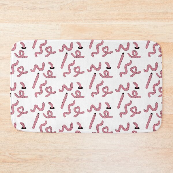 Item preview, Cute Worm Party (white) designed and sold by nikavdb.