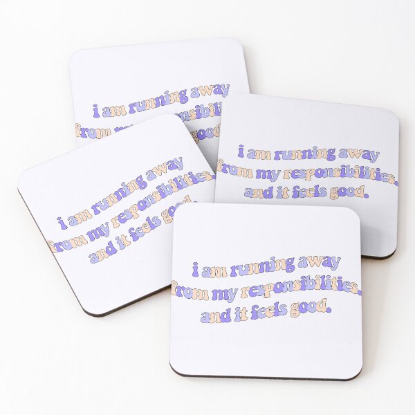 Item preview, i am running away from my responsibilities designed and sold by vbsartwork.